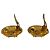 Orecchini a clip rotondi placcati oro Chanel CC Gold D'oro - vista 3