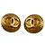 Orecchini a clip rotondi placcati oro Chanel CC Gold D'oro - vista 6