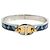 Bracciale Mini Clic Chaine D Ancre PM in smalto blu Hermès