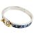 Bracciale Mini Clic Chaine D Ancre PM in smalto blu Hermès - vista 2