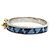 Bracciale Mini Clic Chaine D Ancre PM in smalto blu Hermès - vista 6