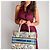 Autre Marque Book Tote Medium Canvas Bestickte Handtasche Weiß - Ansicht 2