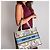 Autre Marque Book Tote Medium Canvas Bestickte Handtasche Weiß - Ansicht 3
