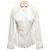 Top abotonado blanco Brunello Cucinelli con adornos Monili Talla US S