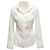 Top abotonado blanco Brunello Cucinelli con adornos Monili Talla US S - vista 2