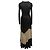 Ulla Johnson Strick-Maxikleid Schwarz & Gold Größe US S - Ansicht 3