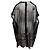 Simone Rocha Mesh-Poncho mit Spitzenbesatz Schwarz Größe UK 14 - Ansicht 3
