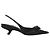 Prada Slingback-Heels mit spitzer Kappe und Rosette in Schwarz Größe 35
