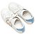 Sapatilhas baixas Gucci brancas e multicoloridas com detalhes em pele de cobra Tamanho 35 Branco - vista 3