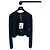 Malha Chanel Preta de Algodão com Detalhe Cut-out Tamanho 38 Multicor