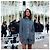 Chanel Navy Silk Striped Embroidered Jacket Multiple colors - view 8