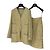 Gonna Chanel in tweed giallo taglia 36 Multicolore