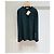 Top Miu Miu a Righe in Cotone Verde a Maniche Lunghe Multicolore