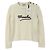 Malha Moncler de lã branca Multicor