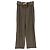 Pantalones Burberry de lana marrón con cinturón Multicolor