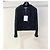 Chanel Black Tweed Double Breasted Jacket Multiple colors