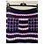 Gonna Chanel a righe in cotone viola Taglia 38 Multicolore - vista 2