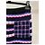 Gonna Chanel a righe in cotone viola Taglia 38 Multicolore - vista 3