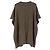 Top Hermès in Lana Khaki con Maniche a Sbuffo Multicolore - vista 2