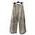 Pantalones Dior Ecru con Estampado de Algodón Talle Alto Multicolor