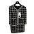 Vestido Chanel de algodón con estampado de cuadros