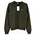 Céline Strickpullover aus Wolle in Grün mit Stickerei Mehrfarben