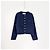 Céline Navy Cashmere Jacket with Gold Buttons Multiple colors - view 3