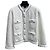 Chanel Tweed Strickjacke Weiß Langarm