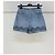 Shorts Chanel de denim con detalle cut-out Multicolor