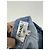 Shorts Chanel de denim con detalle cut-out Multicolor - vista 3