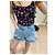 Shorts Chanel de denim con detalle cut-out Multicolor - vista 7