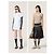 Top Miu Miu in cotone senza maniche effetto due pezzi Multicolore - vista 9