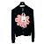 Malha Chanel de Cashmere com Lantejoulas Multicor