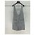 Mono Chanel de Algodón con Rayas Gris Talla 38 Multicolor