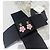 Orecchini Chanel di Perle Rosa Logo Double-C Multicolore - vista 2