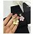 Orecchini Chanel di Perle Rosa Logo Double-C Multicolore - vista 4