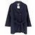 Cappotto Hermès in lana blu navy Multicolore
