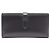 Hermès Cartera larga bi-fold monocromática Hermes Bearn Soufflé Negro
