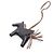 Hermès Hermes Rodeo Pegasus PM Charm Accessory Brown Black