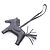 Hermès Hermes Rodeo MM So Black Handbag Charm Nero