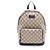 Gucci GG Supreme Small Rucksack/Handtasche Braun Schwarz Beige
