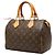 Louis Vuitton Monogram Speedy 25 Mini Boston Tasche Braun - Ansicht 2