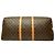 Louis Vuitton Monogram Keepall Bandoulière 60 Tasche Braun - Ansicht 3