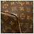 Louis Vuitton Monogram Keepall Bandoulière 60 Tasche Braun - Ansicht 5