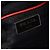 Prada Triangle Logo 2-Way Tote Bag Black Red - view 4