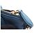 Prada PRADA Triangle Plate 2-Way Handbag Blue - view 10