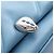 Bulgari Borsa Mini 2-Way Bvlgari Serpenti Cabochon Blu - vista 6