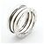 Bulgari Bvlgari B-zero1 Ring mit 3 Bändern Silber - Ansicht 3