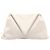 Bolsa Triangle Flap Second Bag Bottega Veneta Branco