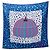 Louis Vuitton x Yayoi Kusama Carre 90 Pumpkin Scarf Blu Multicolore